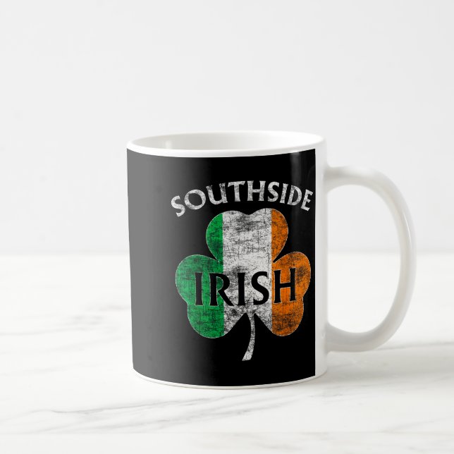 Mug Drapeau irlandais du Southside de Chicago pour la  (Droite)