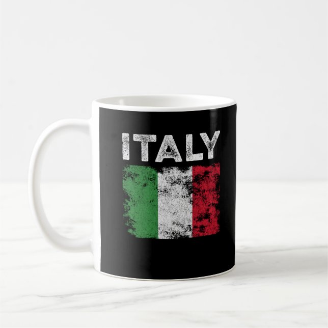 Mug Drapeau Italie en détresse - Drapeau italien (Gauche)