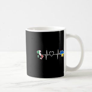 Mug Drapeau italien ukrainien - Ukraine Italie Batteme