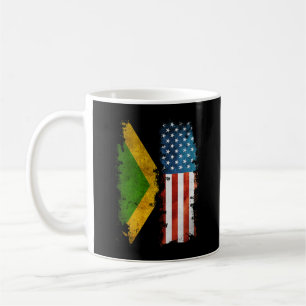 Mug Drapeau jamaïcain américain Jamaïque États-Uni