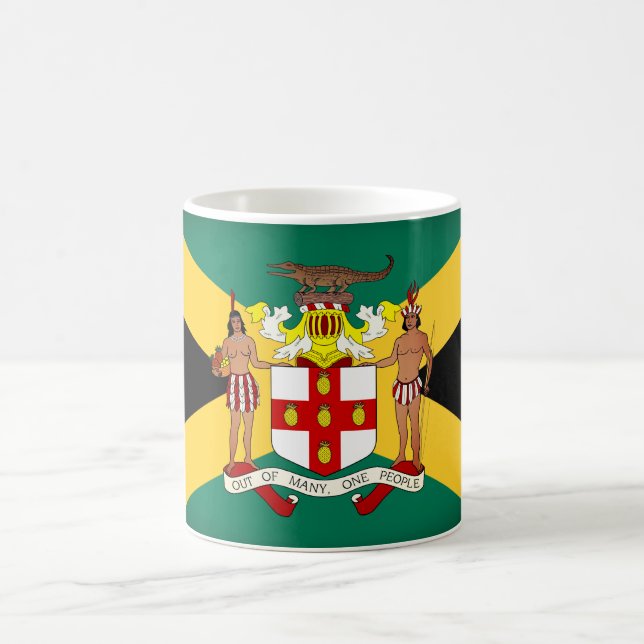 Mug Drapeau jamaïcain / Armoiries (Centre)