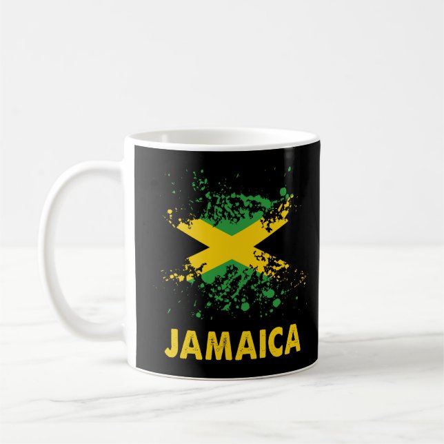 Mug Drapeau jamaïcain Retro (Gauche)