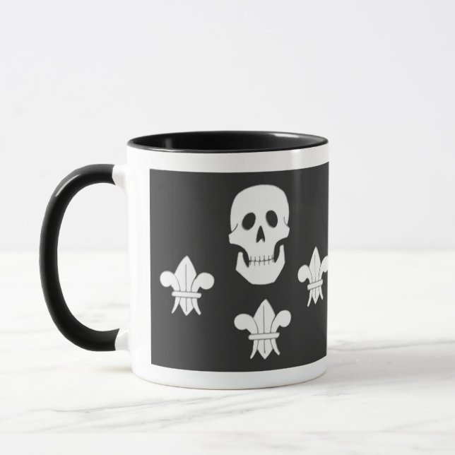 MUG DRAPEAU JOLLY ROGER ET TROIS LIEUX (Gauche)