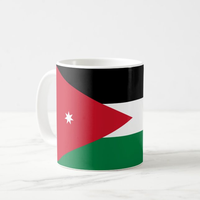 Mug Drapeau jordanien (Devant gauche)