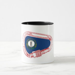 Mug Drapeau Kentucky Escalade carabiner