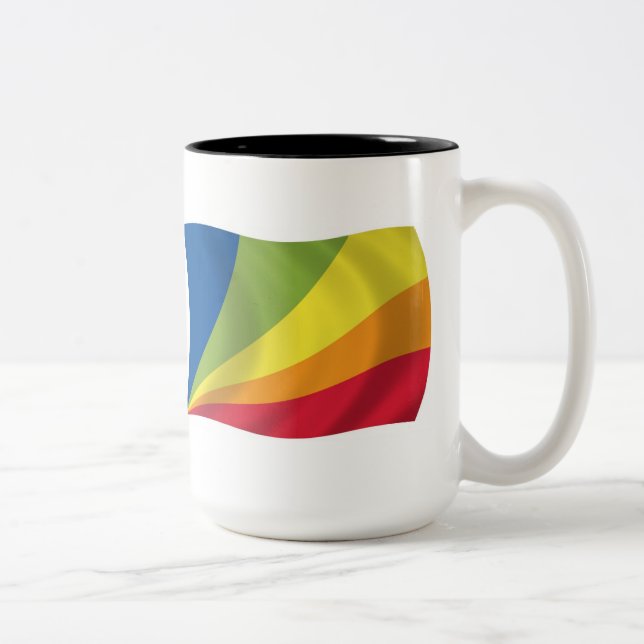 Mug Drapeau Lingua Franca Nova (Droit)