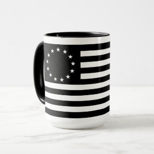 Mug Drapeau Manga, Betsy Ross ou Drapeau Cercle Améric