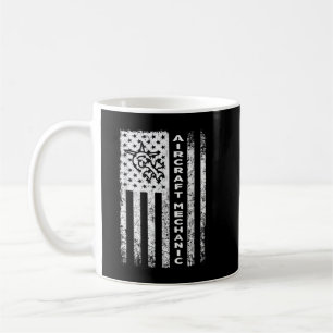 Mug Drapeau mécanique de l'aéronef, futur mécanicien d