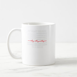 Mug Drapeau Mens J'Ai Le Coeur D'Une Infirmière Hu