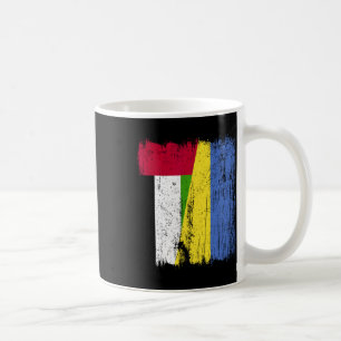 Mug Drapeau moitié Émirats arabes unis Ukraine Patrimo