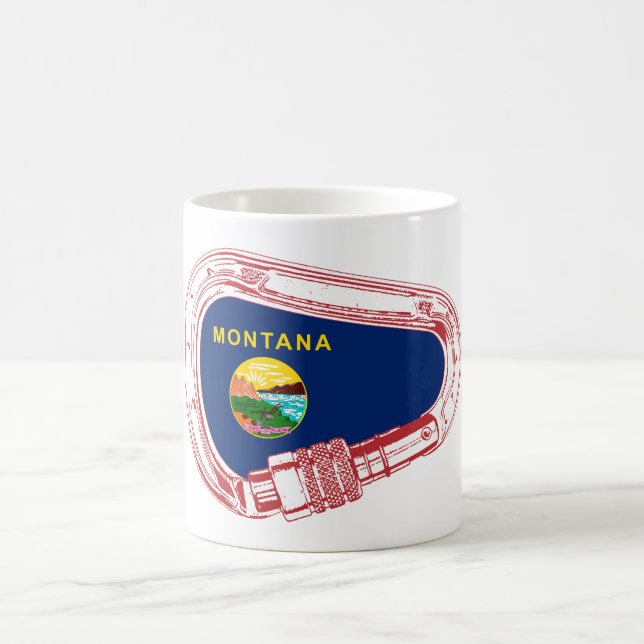 Mug Drapeau Montana Escalade carabiner (Centre)