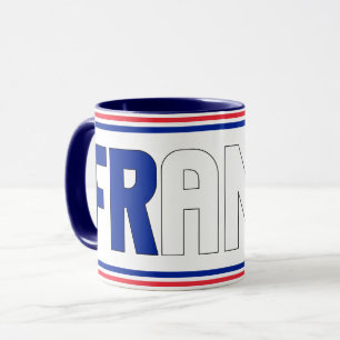 Mug Drapeau national de France Café patriotique