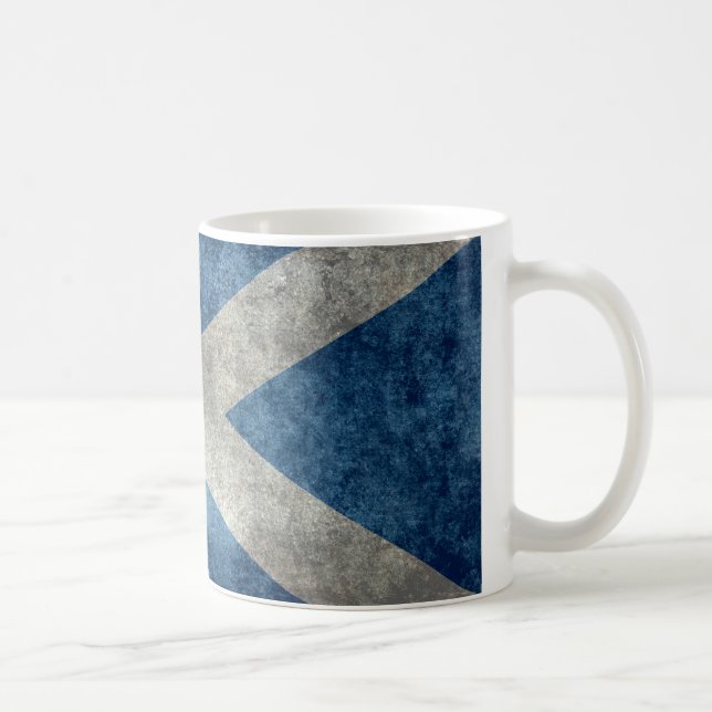 Mug Drapeau national de l'Ecosse - version vintage (Droite)