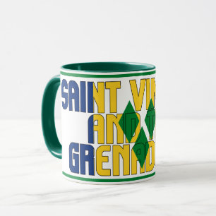 Mug Drapeau national de Saint-Vincent-et-les Grenadine