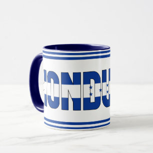 Mug Drapeau national du Honduras Café patriotique