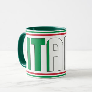 Mug Drapeau national Italie Café patriotique