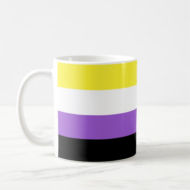 Mug Drapeau Non Binaire (Gauche)