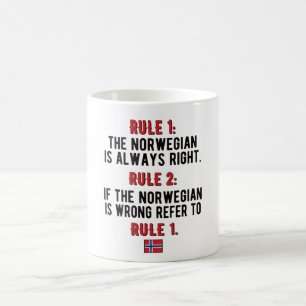 Mug Drapeau norvégien Norvège Drapeau norvégien Pat
