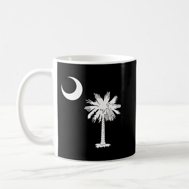 Mug Drapeau officiel de l'État de Palmetto de Caroline (Gauche)