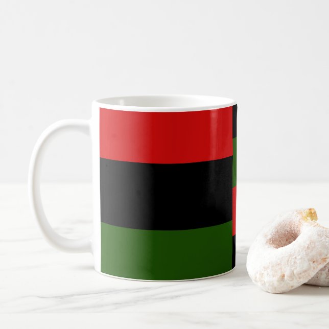 Mug Drapeau panafricain (Avec donut)