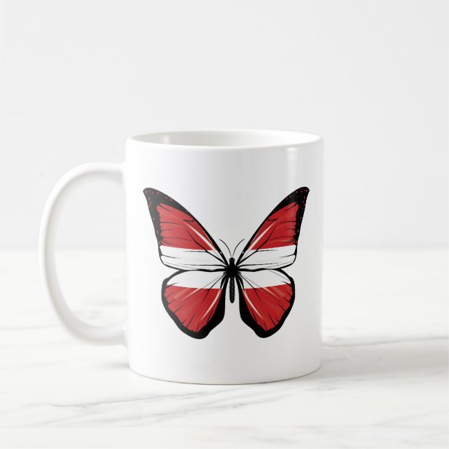 Mug Drapeau papillon autrichien (Gauche)