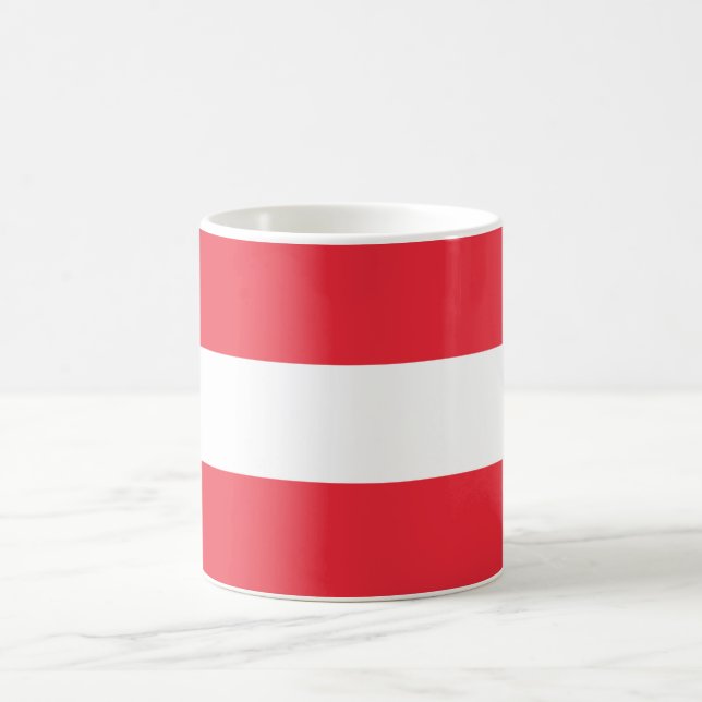 Mug Drapeau patriotique autrichien (Centre)