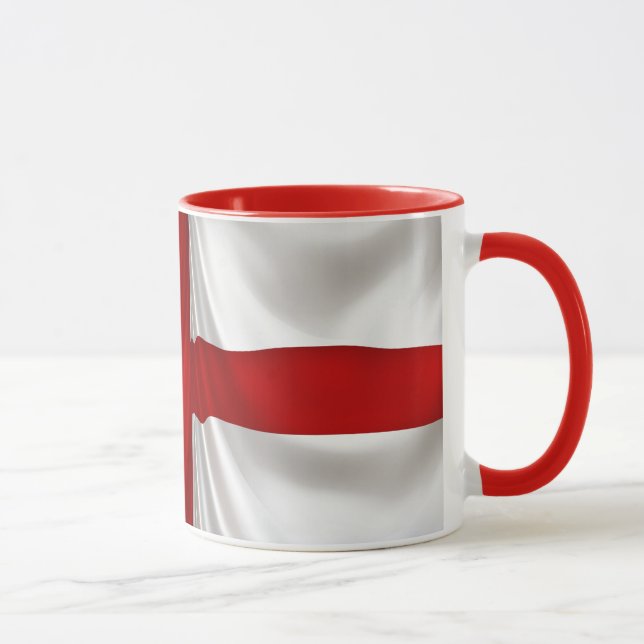 Mug Drapeau patriotique de la Croix de Saint-Georges e (Droite)