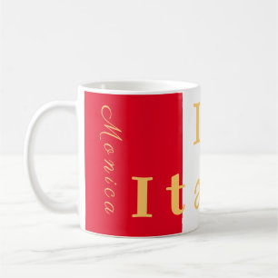 Mug Drapeau personnalisé d'Italie