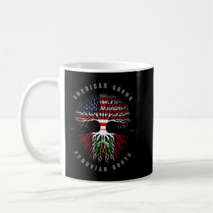 Mug Drapeau péruvien américain cultivé