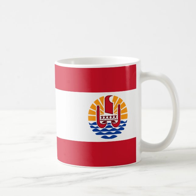 Mug Drapeau polynésien (Droite)