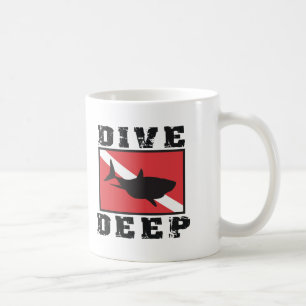 Mug Drapeau profond de SCAPHANDRE de requin de piqué