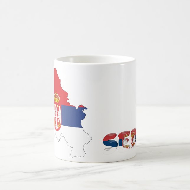 Mug Drapeau serbe (Centre)