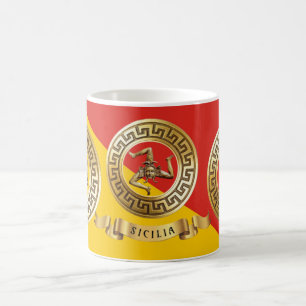Mug Drapeau Sicilien