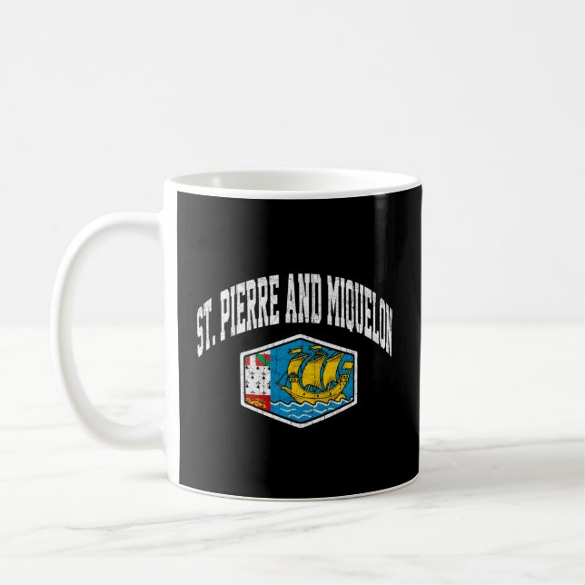 Mug Drapeau St Pierre Et Miquelon (Gauche)