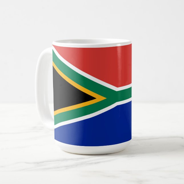 Mug drapeau sud-africain (Devant gauche)