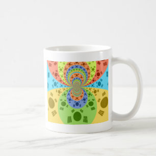Mug Drapeau sud-coréen Inspiré Art Abstrait Impression