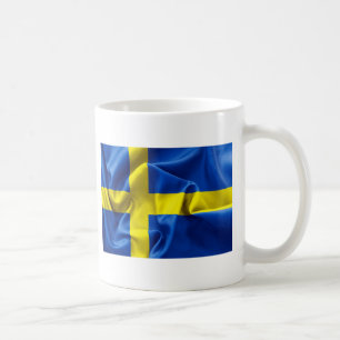 Mug Drapeau suédois de café