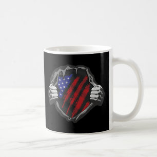 Mug Drapeau superhero USA