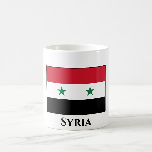 Mug Drapeau syrien (syrien) (Centre)