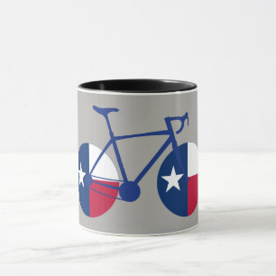 Mug Drapeau Texas Cyclisme