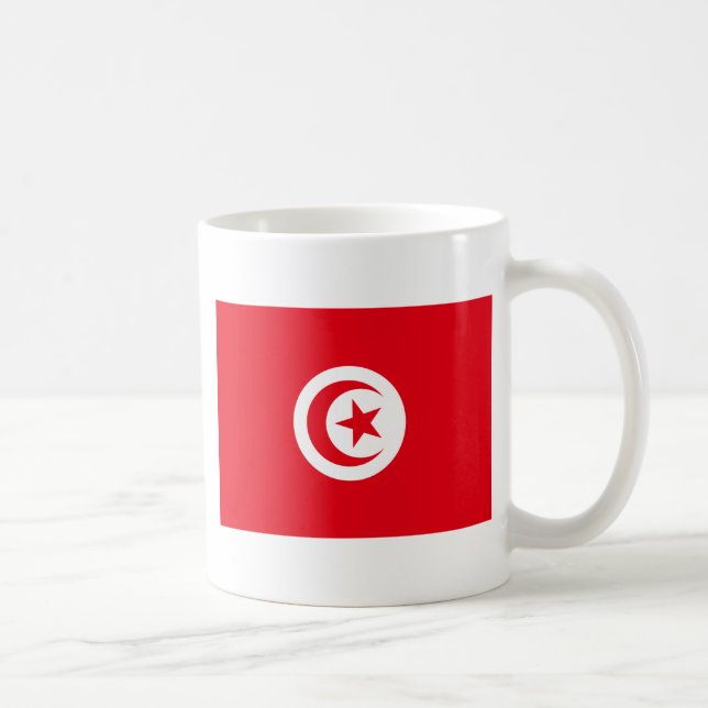 Mug Drapeau tunisien (Droite)