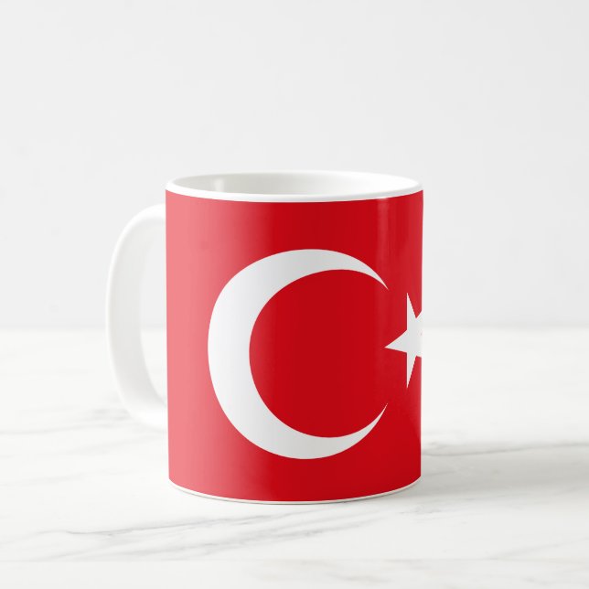 Mug Drapeau turc (Devant gauche)