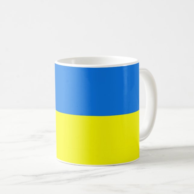 Mug Drapeau Ukraine (Devant droit)