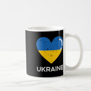 Mug Drapeau Ukraine Cœur Pochette Amour Ukrainiennes H