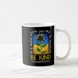 Mug Drapeau Ukrainien Tournesol Soyez Stind Avec L'Ukr