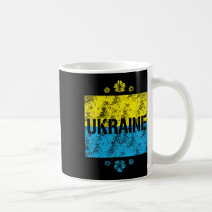 Mug Drapeau ukrainien vintage ukrainien fièrement 10 