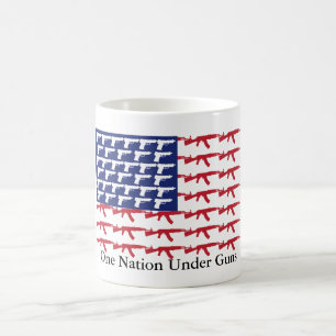 Mug Drapeau US AUCUN contrôle sur les armes
