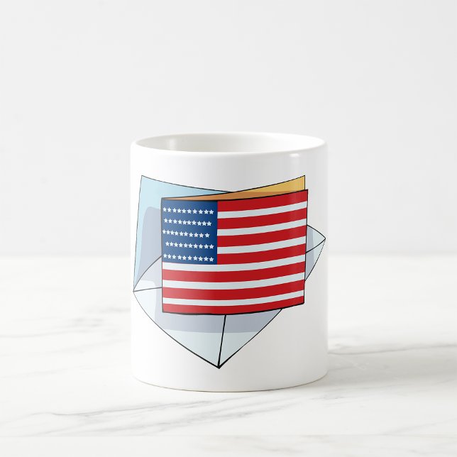 Mug Drapeau USA Sur Carte (Créateur téléchargé)