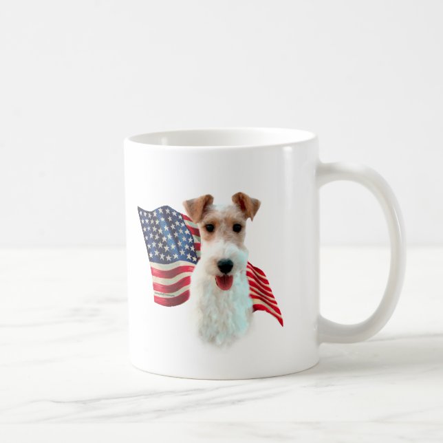 Mug Drapeau Wire Fox Terrier (Droite)
