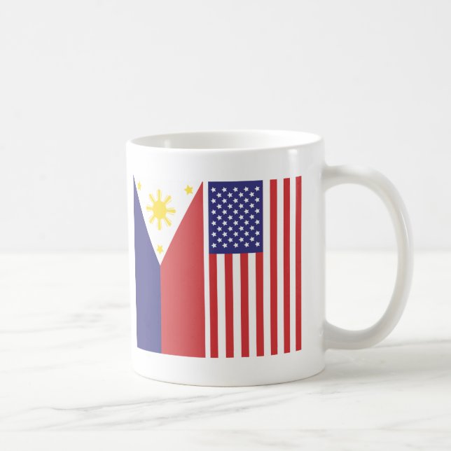 Mug Drapeaux de pi et des USA (Droite)